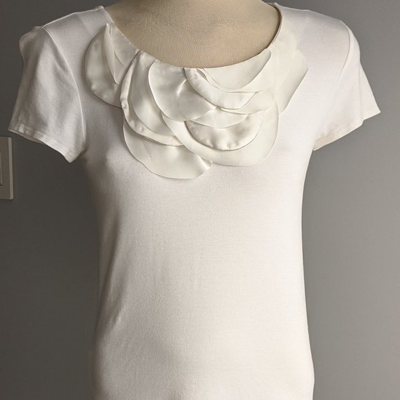 Ann Taylor cream top size XS - Picture 2 of 11